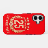 Coque iPhone 16 Poster du Championnat de Galatasaray 2025 (Verso Horizontal)