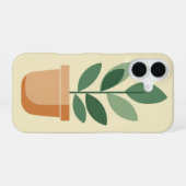 Coque iPhone 16 Pot de plante rétro (Verso Horizontal)