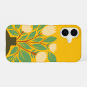 Coque iPhone 16 Pot floral dessin à la main (Verso Horizontal)