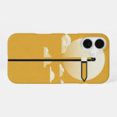 Coque iPhone 16 Poteau directionnel vintage (Verso Horizontal)