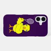 Coque iPhone 16 Poulette de Tennis (Verso Horizontal)