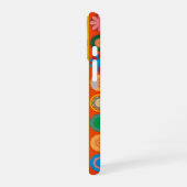 Coque iPhone 16 Pouvoir des fleurs en rangées (Côté gauche)