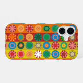 Coque iPhone 16 Pouvoir des fleurs en rangées (Verso Horizontal)