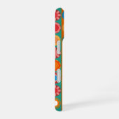 Coque iPhone 16 Pouvoir des fleurs en rangées (Côté droit)