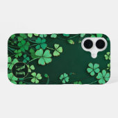 Coque iPhone 16 Prairie de trèfle sur mesure (Verso Horizontal)