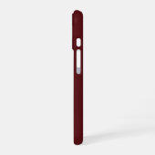 Coque iPhone 16 Pré-personnalisé marron bleu rayé cabane (Côté gauche)
