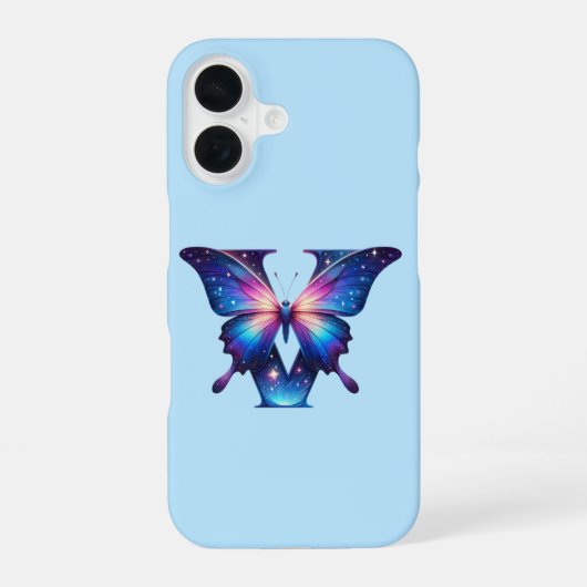 Coque iPhone 16 Première initiale (Verso)