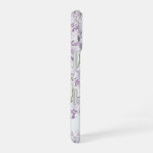 Coque iPhone 16 Pretty Purple Lavender Green Yellow Flowers (Côté droit)