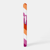 Coque iPhone 16 Pride lesbienne (Côté gauche)