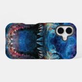 Coque iPhone 16 Primal Power 011 – Mégalodon (Verso Horizontal)