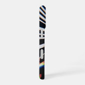 Coque iPhone 16 Prisme de lignes déformées Glitch (Côté droit)