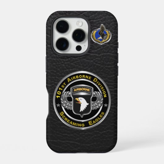 Coque iPhone 16 Pro 101e division aéroportée  (Verso)