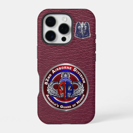 Coque iPhone 16 Pro 82e division aéroportée (Verso)