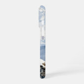 Coque iPhone 16 Pro A Snow Leopard on Snowy Peak (Côté gauche)