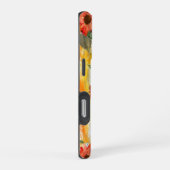Coque iPhone 16 Pro Abstrait floral vibrant (Côté droit)