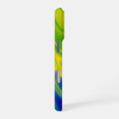 Coque iPhone 16 Pro Abstrait Multicolore Ondulé (Côté droit)