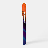 Coque iPhone 16 Pro Abstrait Multicolore Ondulé (Côté gauche)