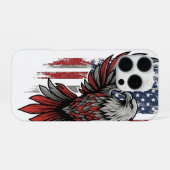 Coque iPhone 16 Pro Aigle américain (Verso Horizontal)