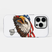 Coque iPhone 16 Pro Aigle américain (Verso Horizontal)