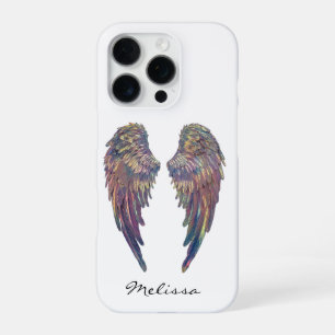 Coque iPhone 16 Pro Ailes d'ange, métallisé fantaisiste personnalisé