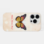 Coque iPhone 16 Pro "Ailes d'Or" (Verso Horizontal)