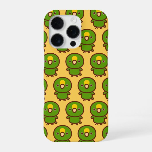 Coque iPhone 16 Pro Amazone à front jaune (Verso)