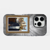 Coque iPhone 16 Pro American Squirrel Gothic - drôle (Verso Horizontal)