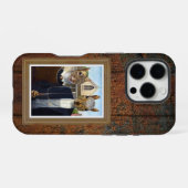 Coque iPhone 16 Pro American Squirrel Gothic - drôle (Verso Horizontal)