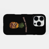 Coque iPhone 16 Pro Ananas doux mais psychopathe (Verso Horizontal)