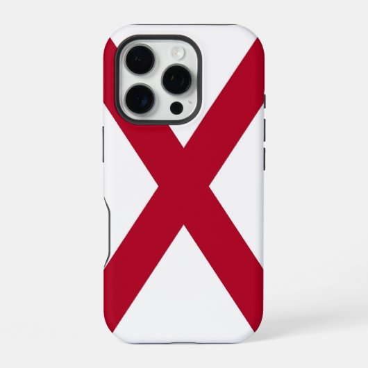 Coque iPhone 16 Pro Apple iPhone 15 Pro Coque-Mate, drapeau de l'Alaba (Verso)