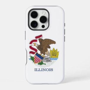 Coque iPhone 16 Pro Apple iPhone 16 Pro Coque-Mate, drapeau de l'Illin