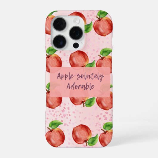 Coque iPhone 16 Pro Apple-solutely Adorable (Verso)