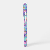 Coque iPhone 16 Pro Aqua Iridescent Imprimé Léopard Monogrammé (Côté gauche)