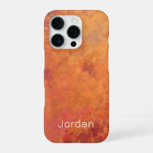 Coque iPhone 16 Pro Aquarelle de la branche d'automne