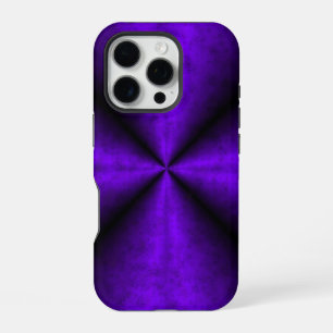Coque iPhone 16 Pro Arc-en-ciel violet en cuir d'éléphant Optik