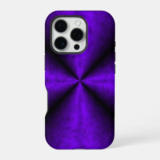 Coque iPhone 16 Pro Arc-en-ciel violet en cuir d'éléphant Optik (Verso)