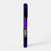 Coque iPhone 16 Pro Arc-en-ciel violet en cuir d'éléphant Optik (Côté droit)