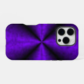 Coque iPhone 16 Pro Arc-en-ciel violet en cuir d'éléphant Optik (Verso Horizontal)