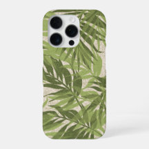 Areca Palms Hawaiian Tropical Vintage Green