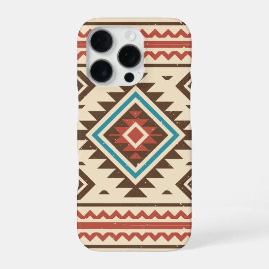 Coque iPhone 16 Pro Art amérindien (Verso)