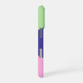 Coque iPhone 16 Pro art géométrique multicolore (Côté droit)