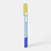 Coque iPhone 16 Pro art géométrique multicolore (Côté gauche)