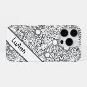 Coque iPhone 16 Pro Artsy Daisy May (Verso Horizontal)