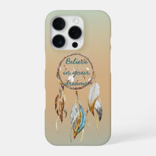 Coque iPhone 16 Pro Attrape-rêve dégradé bleu marine