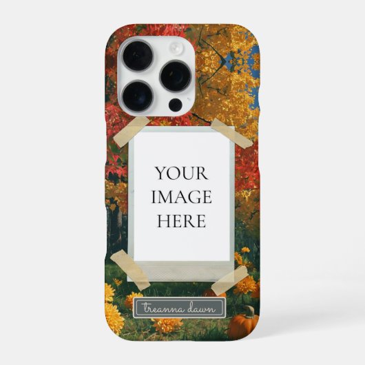 Coque iPhone 16 Pro Automne Écarlate (Verso)