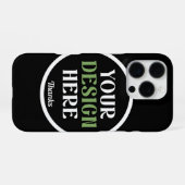 Coque iPhone 16 Pro baiser personnalisé, unique, élégant et minimalist (Verso Horizontal)