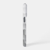 Coque iPhone 16 Pro Balle de golf blanche texturée avec nom et numéro (Côté droit)