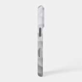 Coque iPhone 16 Pro Balle de golf blanche texturée avec nom et numéro (Côté droit)