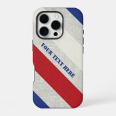 Coque iPhone 16 Pro Bande Nautique (Verso)