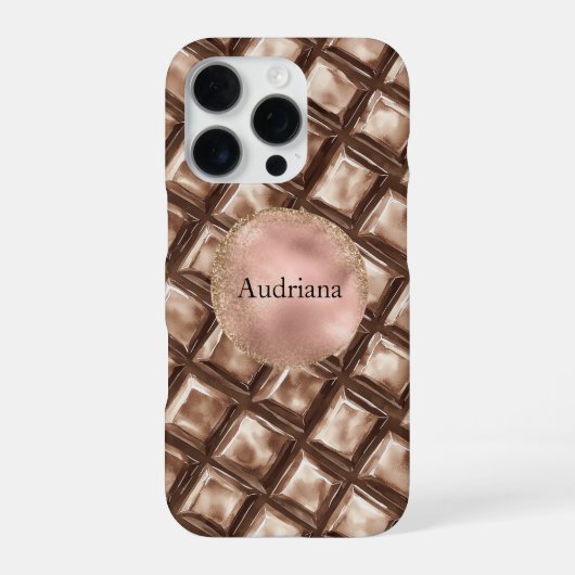 Coque iPhone 16 Pro Barre de chocolat (Verso)